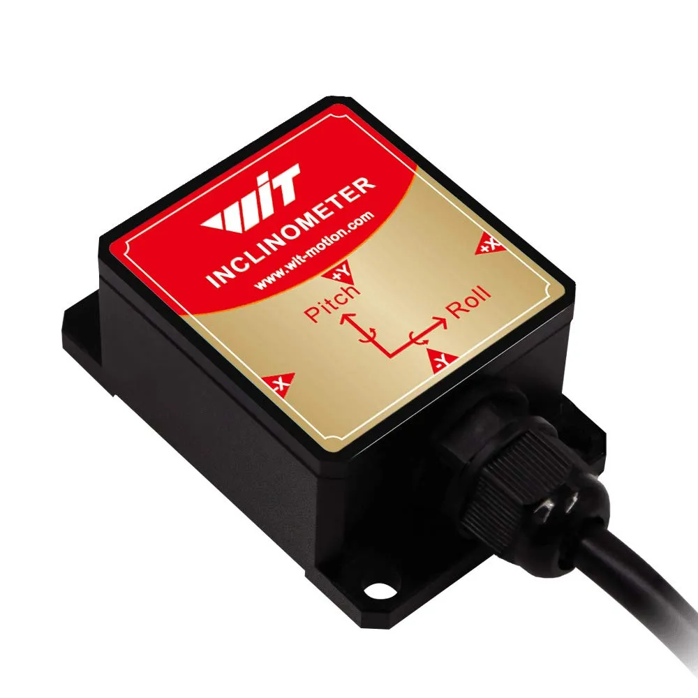 [Industrial-Grade Accelerometer Inclinometer] HWT905-TTL MPU-9250 9-axis Gyroscope Angle(XY 0.05° Accuracy) Digital Compass with Kalman Filter, Temperature&Magnetometer Compensation, IP67 Waterproof