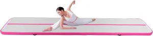Inflatable Air Gymnastics Mat Training Mats 16Ft 4 inches Thickness Air Tumbling Track Mat with Electric Air Pump, for Home Use/Gym/Yoga/Cheerleading