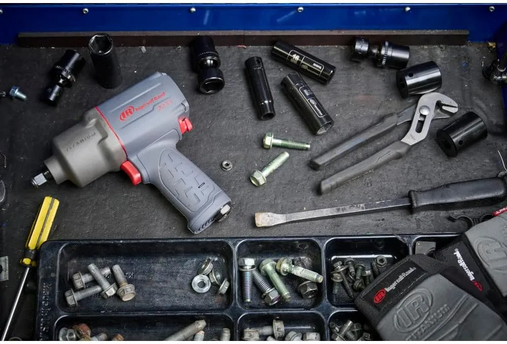 Ingersoll Rand 2235TiMAX 1/2-Inch-Drive Air Impact Wrench with Up to 1,350 Foot-Pounds Torque Output