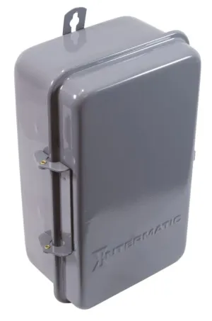 Intermatic 2T511Ga Electrical Box, 5 1/2" X 9 3/8" X 3 5/8" Steel Indoor/Outdoor Enclosure - Gray