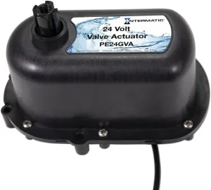 Intermatic PE24GVA 24V Compact Valve Actuator – Tool-Free Setup, Infinite Cam Adjustment, Weatherproof Design - Universal Compatibility for Pool & Spa Automation Systems