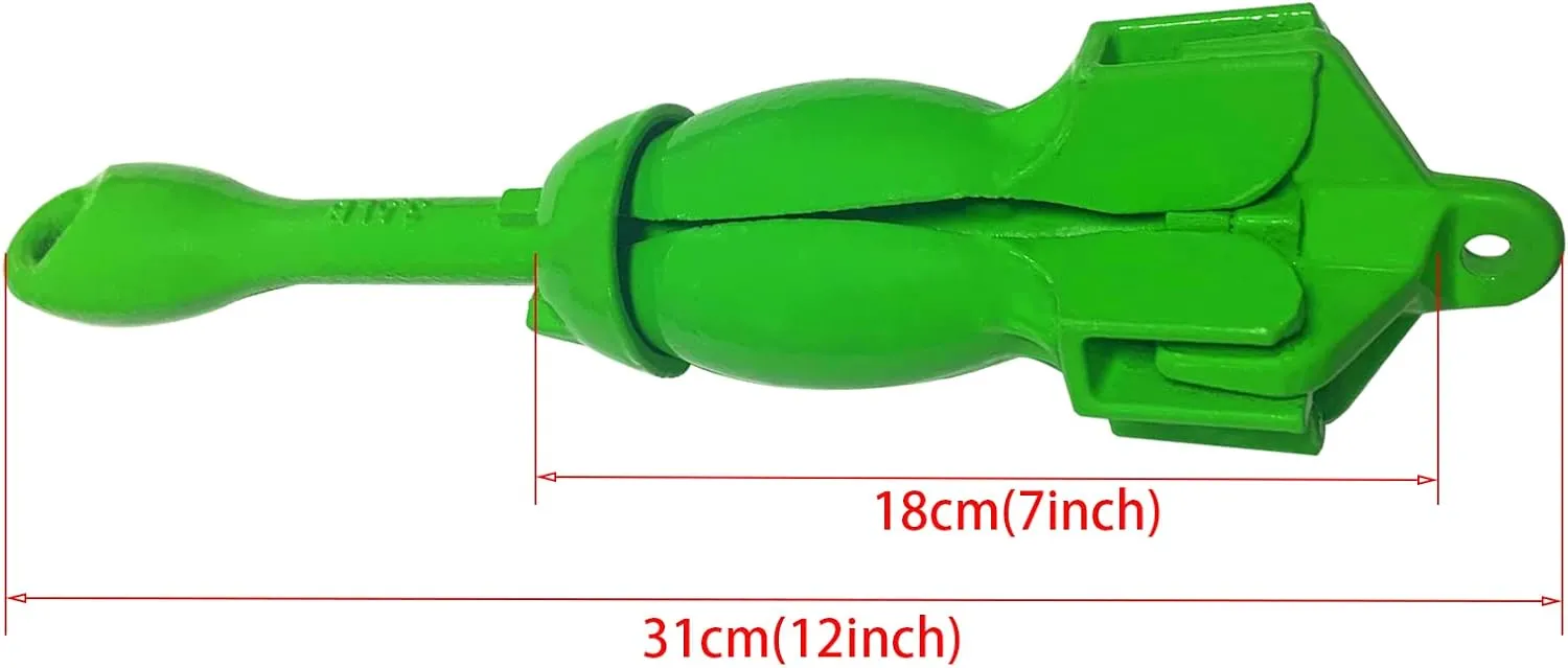 ISURE MARINE Kayak Anchor Kits Portable Folding Grapnel Anchor Buoy Kit Canoe Kayak Raft Boat Sailboat Fishing 3.5 lbs Marine Rope for Small Boats, Kayaks Jet Ski (Red or Green)