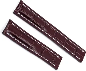 Italy Genuine Leather watch band for Breitling Premier B01 Colt Chronograph Avenger AVIATOR Strap