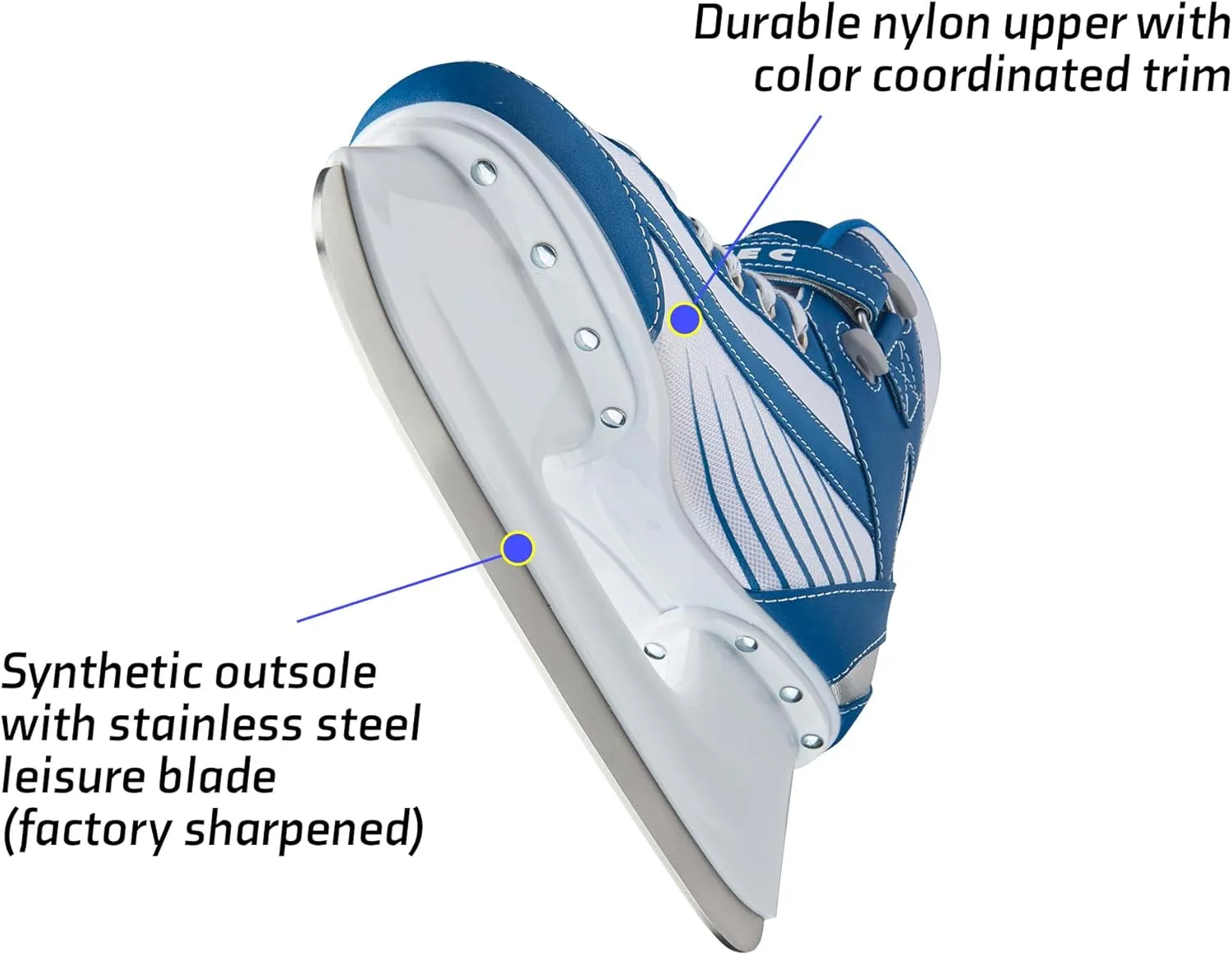Jackson Ultima Softec Sport Women's Recreational Hockey Skate