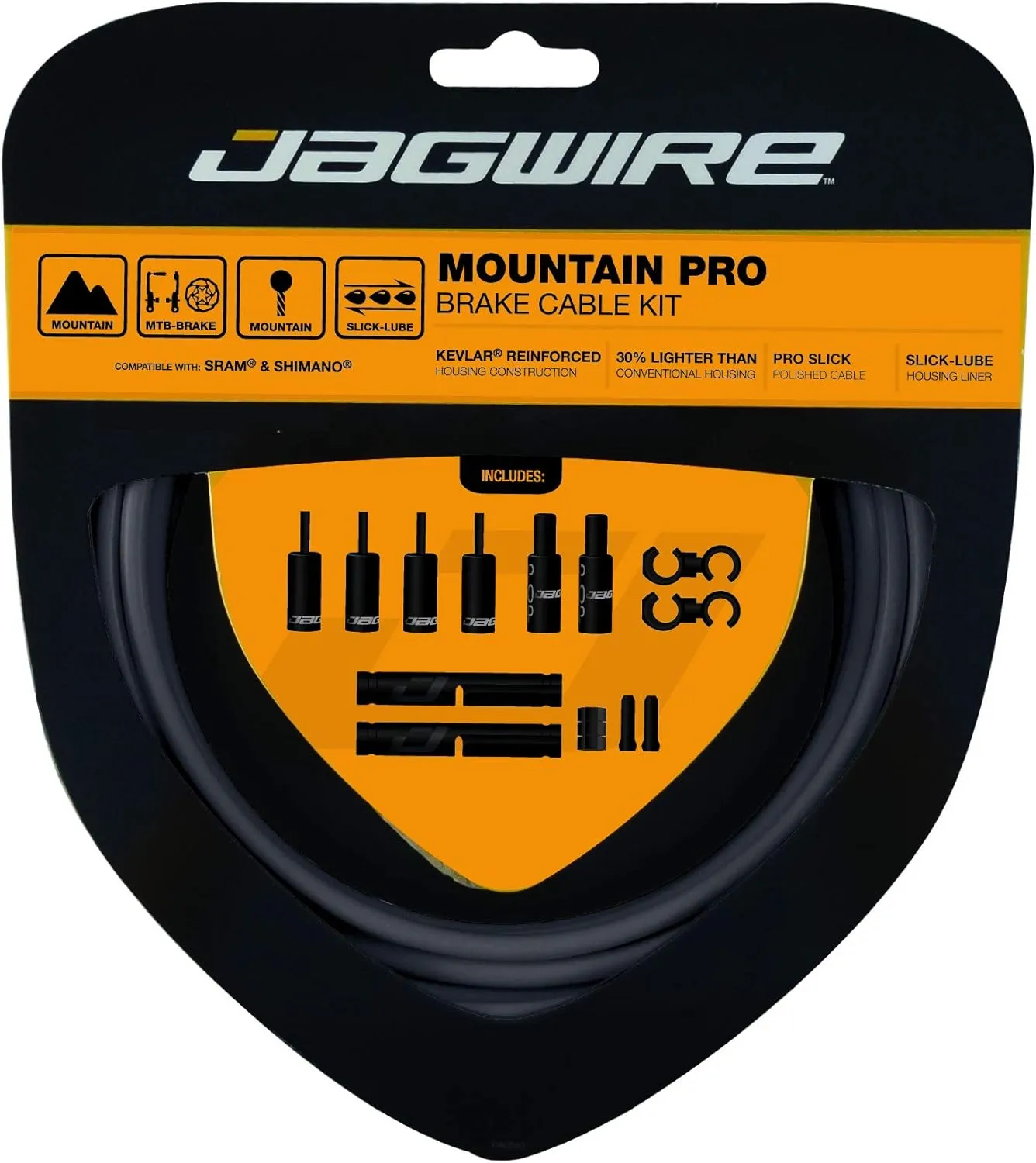 Jagwire PCK401 Cable and Sheath kit, Ice Gray