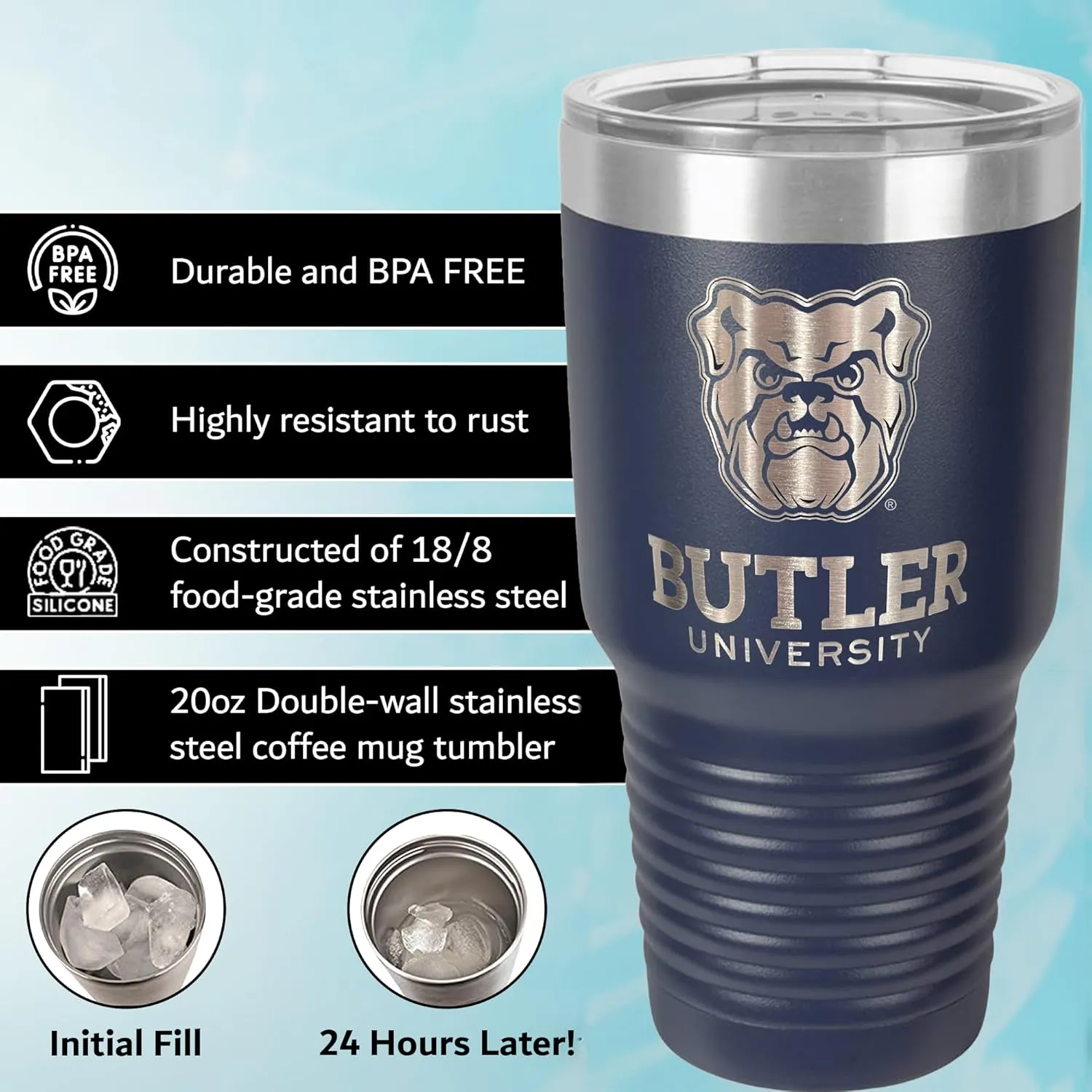 Joseph's Workshop Stainless Steel Tumbler Officially Licensed (Butler, 30oz)