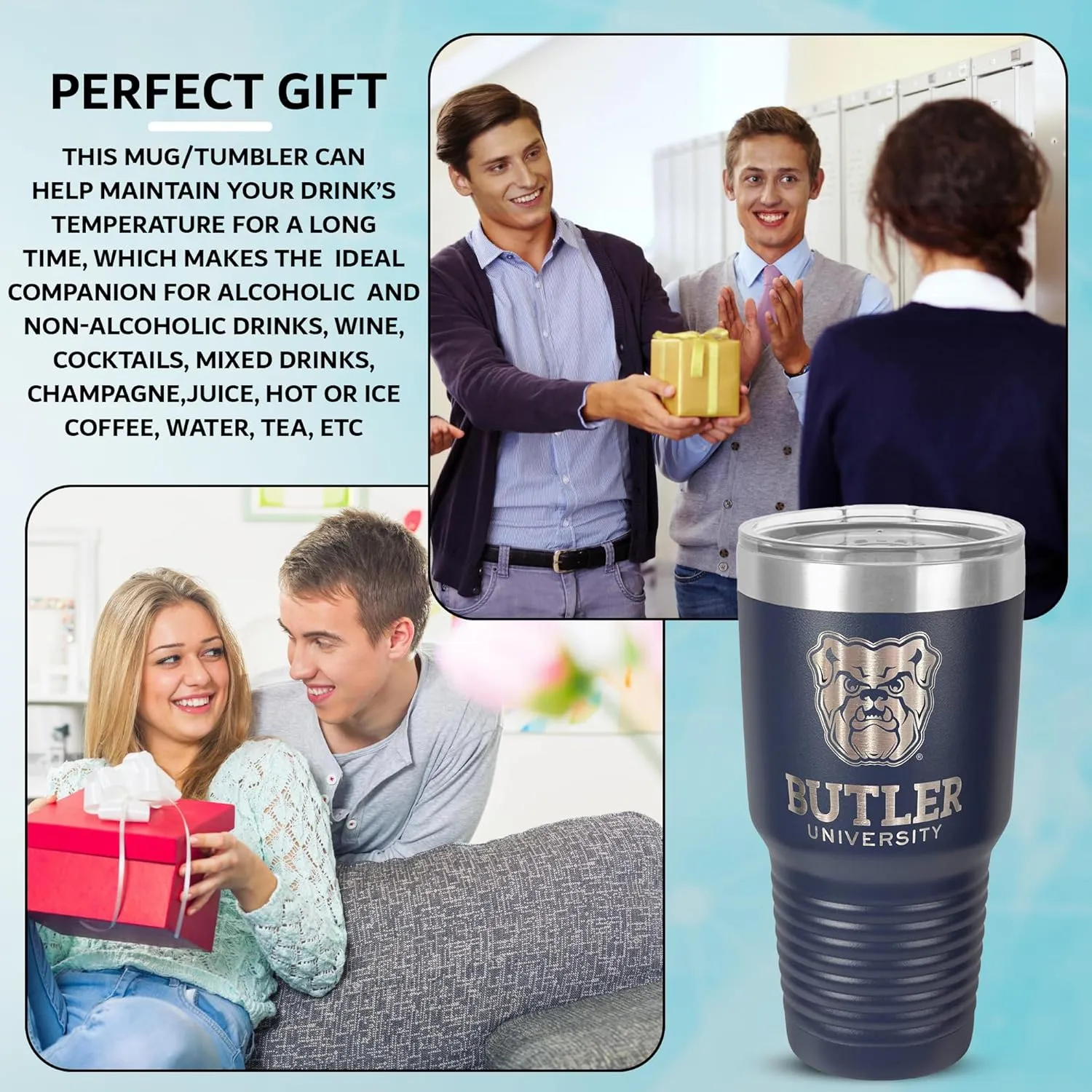 Joseph's Workshop Stainless Steel Tumbler Officially Licensed (Butler, 30oz)