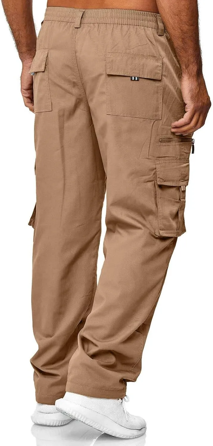 Julidostore Stretchmotions - Super Stretch Ice-Silk Comfort Cargo Pants Multi Pockets Outdoor Lightweight Hiking Jogger