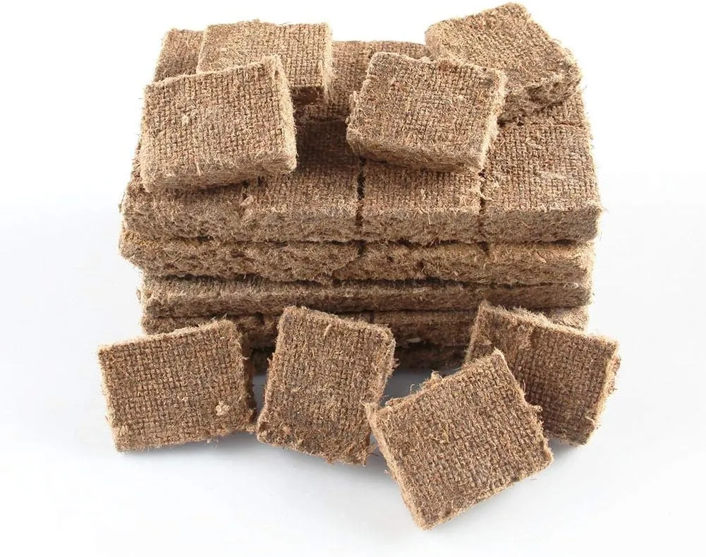 KAMaster 48 Squares Starter Blocks for Big Green Egg,Fire Starter Squares Waterproof Easy Fire Charcoal Starter Perfect for Barbecue Grills, BGE, Kamado Joe,Smokers, Wood Stove