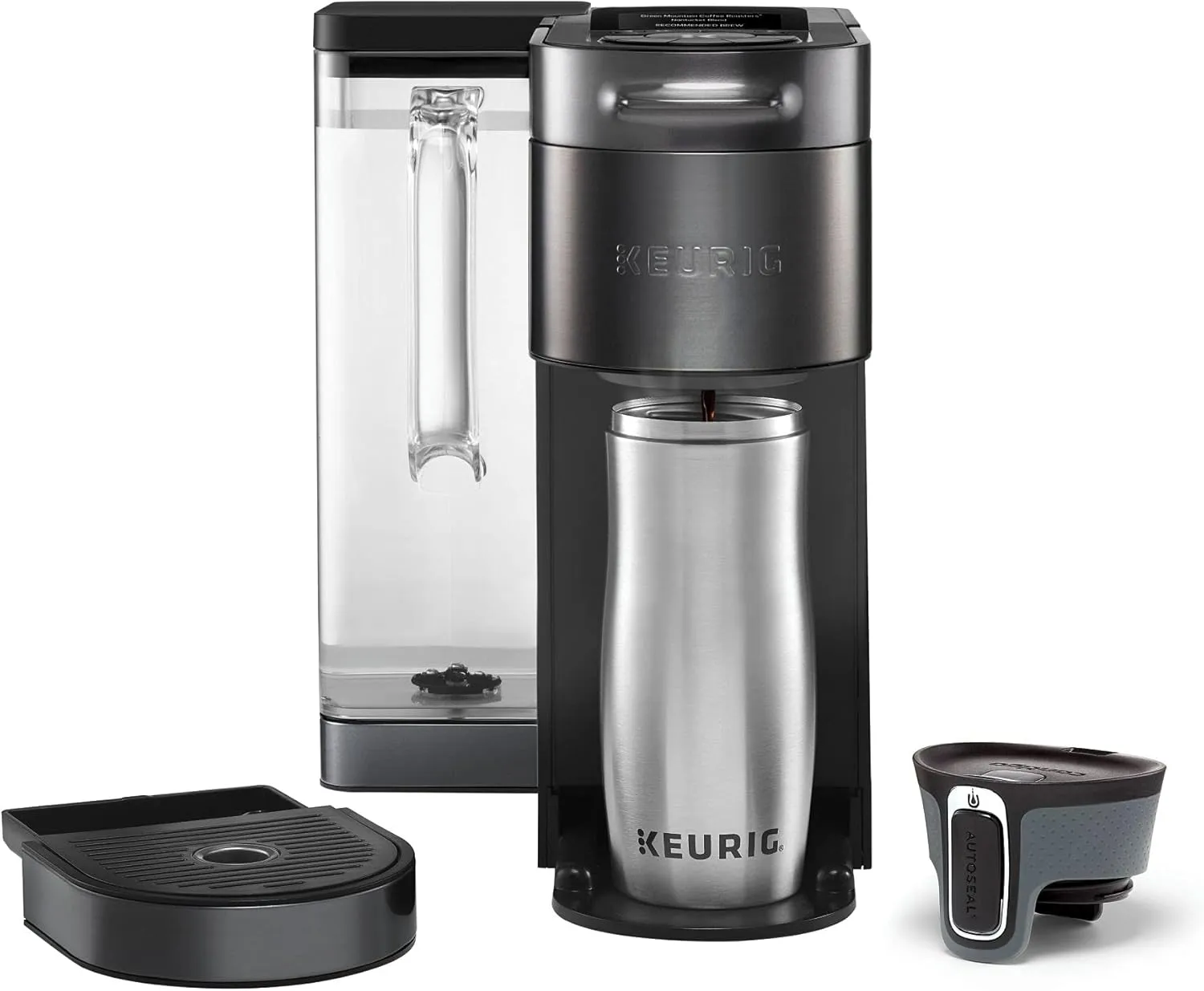 Keurig K-Supreme Plus SMART Coffee Maker, Single Serve K-Cup Pod Coffee Brewer, BREWID and MultiStream Technology, 78 Oz, Black