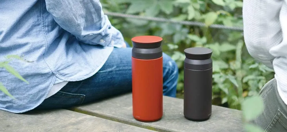 KINTO Plastic 20934 Travel Tumbler, 11.8 fl oz (350 ml), Khaki