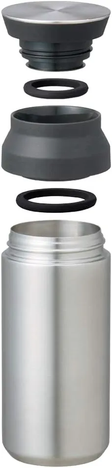 KINTO Plastic 20934 Travel Tumbler, 11.8 fl oz (350 ml), Khaki