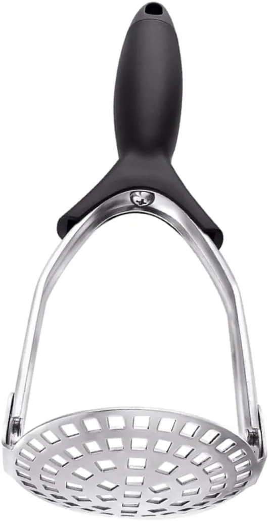 Kitchen Tool Manual Potato Masher Hand Held Potato Crusher Stainless Steel Ricer Easy to Store Non-slip Handle