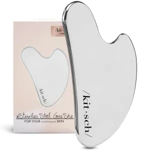 Kitsch Stainless Steel Gua Sha Facial Tools, Lymphatic Drainage Massager for Face, Chin & Jawline Sculpting, Body Guasha Tool for Muscle Tension, Skin Care Gift for Mom Women