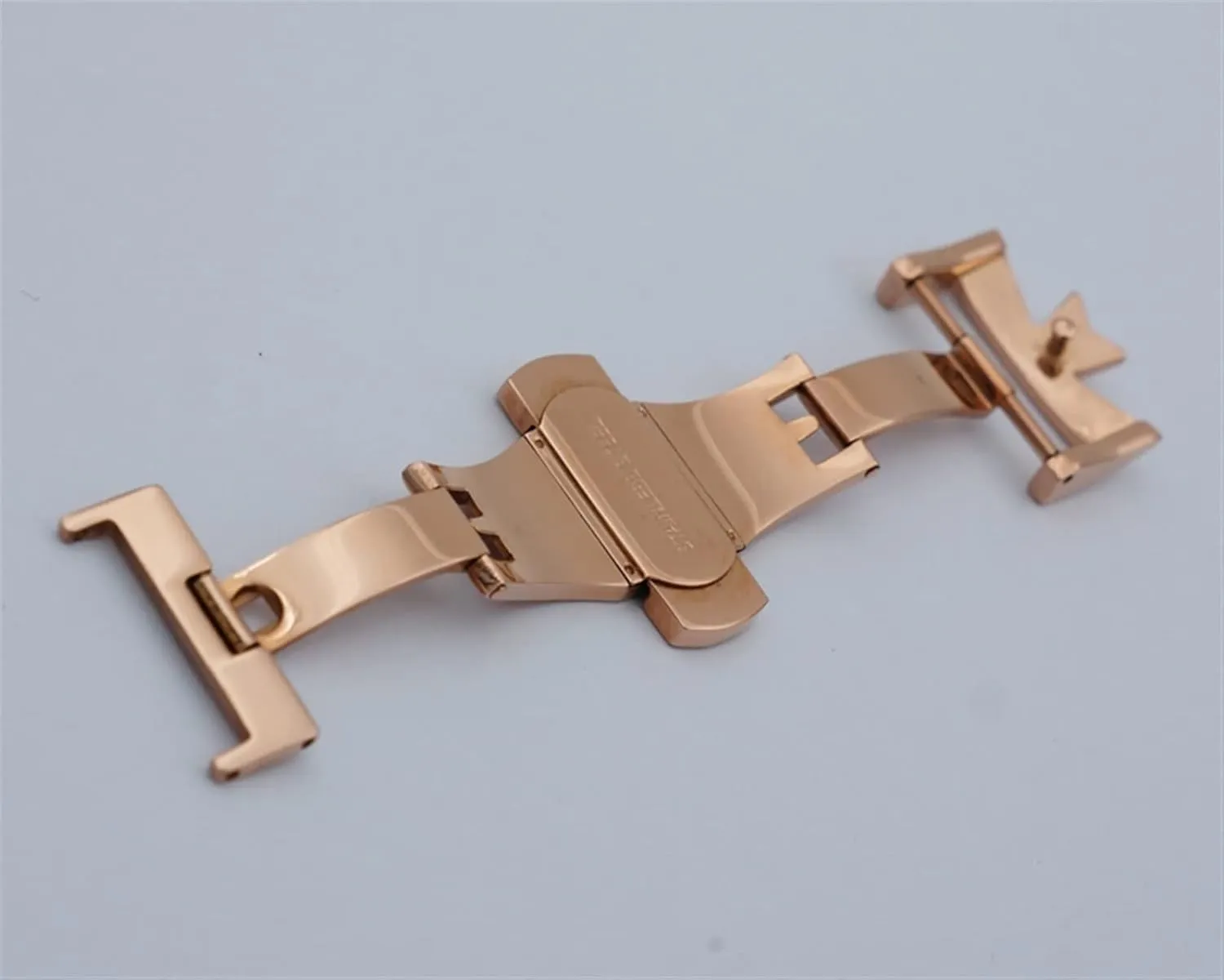 KLVN 18mm 20mm 316L Stainless Steel Double By Double Open Watch Buckle Clasp Strap Deployant For Watchbands