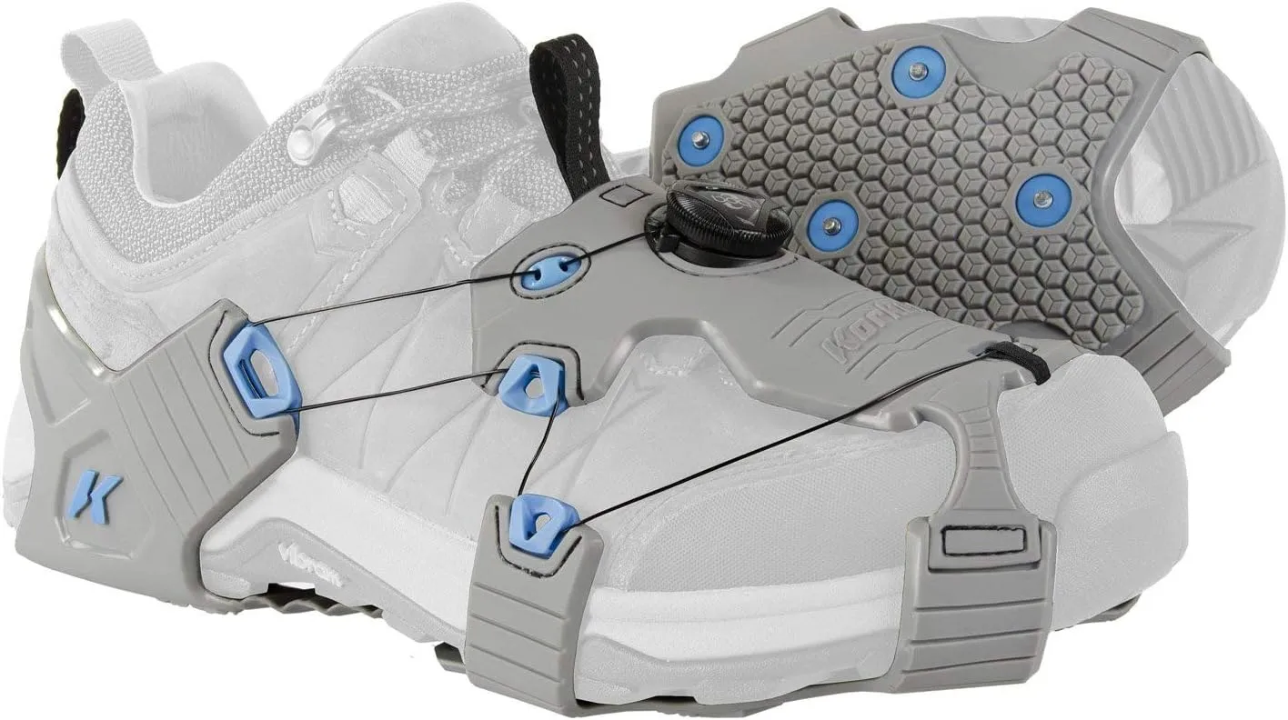 Korkers Ice Walker Ice Cleats - Lightweight and Durable - 22 Replaceable Steel Spikes