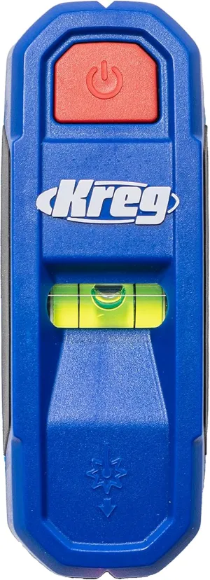 Kreg KMM1000LZ - Kreg Magnetic Stud Finder with Laser-Mark - Stud Finder & Wall Scanner - Magnetic Stud Finder Tool - With Precise Stud Magnet