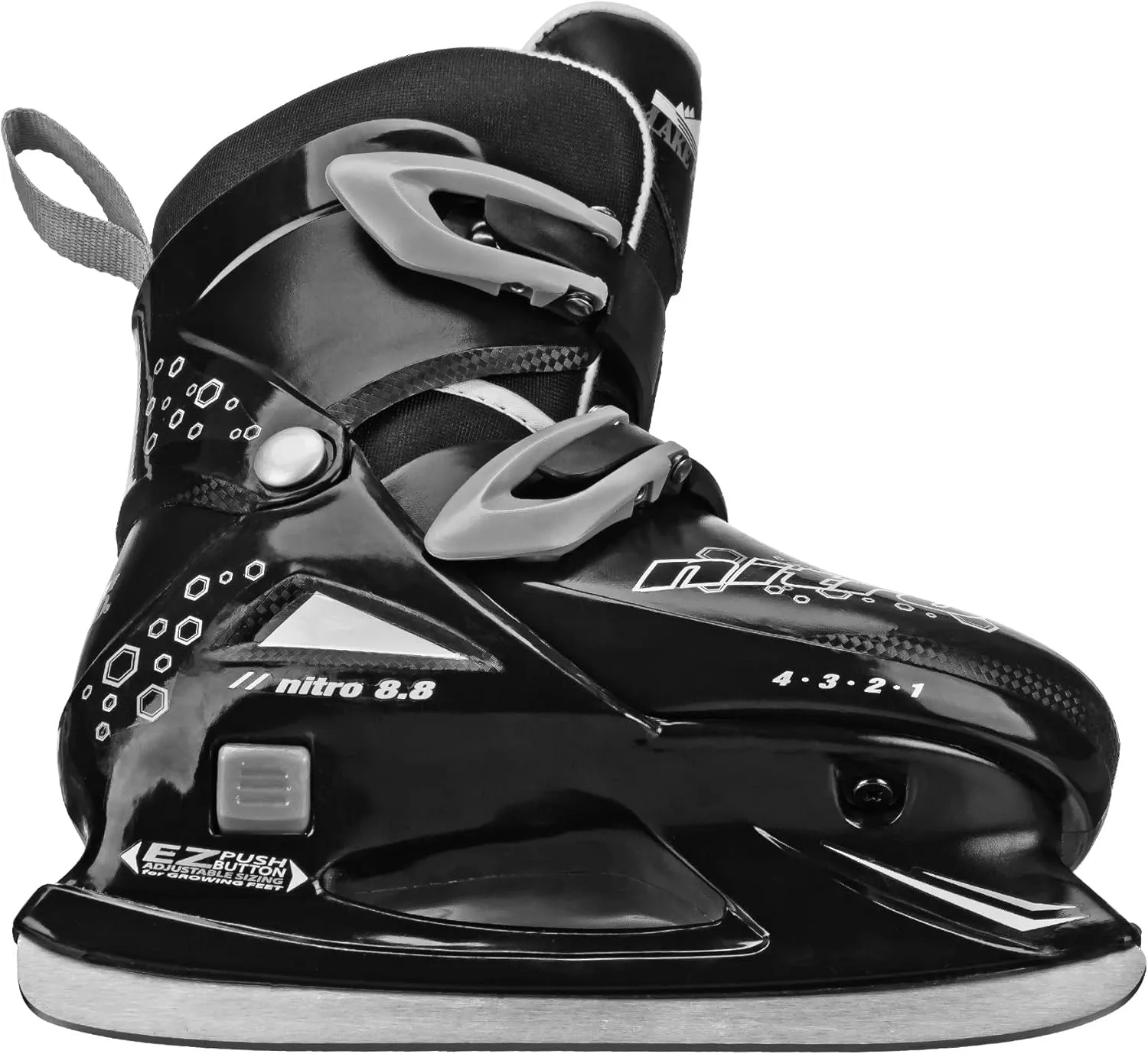 Lake Placid Boys Nitro 8.8 Adjustable Ice Skates