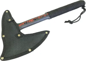 Lastworld 16" Hunt-Down Tactical Axe with Black Blade Paracord Wrapped Handle