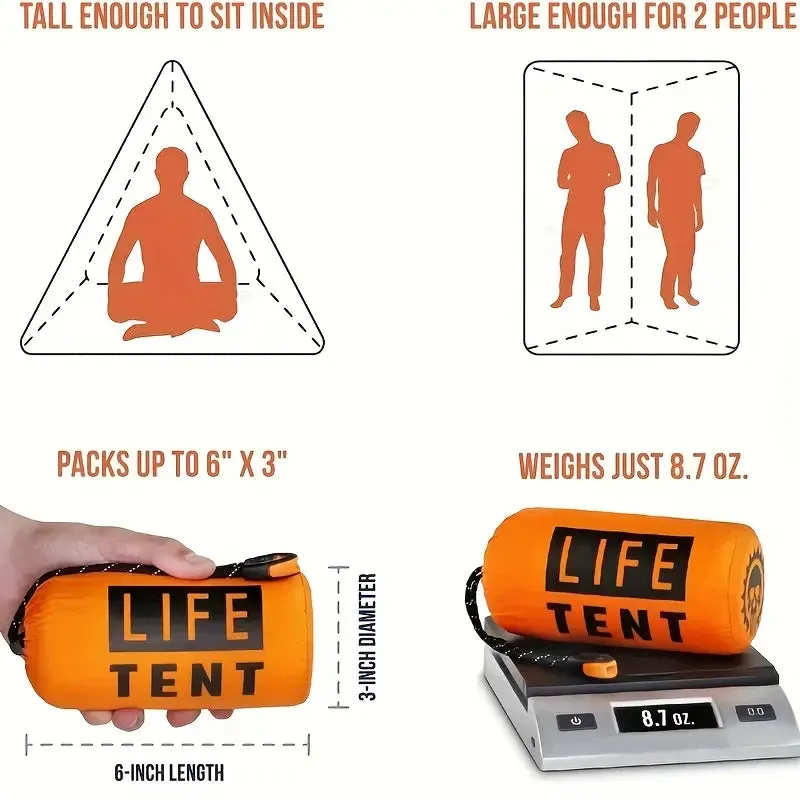Life Tent 2-Person Emergency Survival Shelter