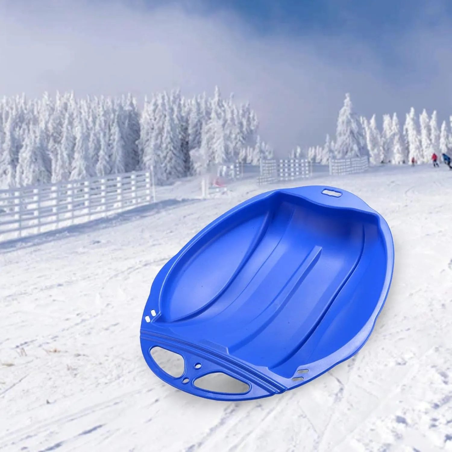 Lightweight Kids Snow Sled for Outdoor Winter Fun