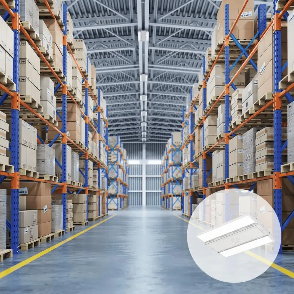 Lithonia Lighting Compact Pro LED High Bay Light, Ceiling Lighting Fixture, 15,000 Lumens, 4000K Cool White, Dimmable LED Work Light for Garage and Warehouse, MVOLT 120-277V (CPHB 15LM MVOLT 40K)
