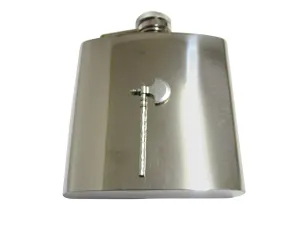 Long War Axe 6 Oz. Stainless Steel Flask