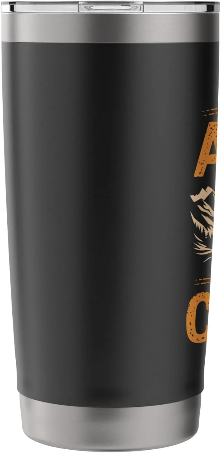 Lost in the Alps Found at Camp Alpine Camping Stainless Steel Insulated Tumbler
