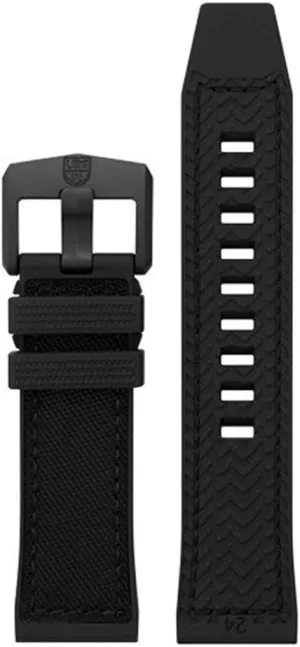 Luminox Men's 1000 ICE-SAR Series Black Rubber Strap Stainless Steel Buckle Watch Band