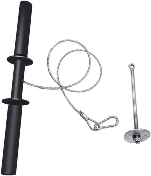 Luwint Wrist and Forearm Roller Blaster, Steel Rope Fitness Arm Exerciser Wrist Trainer Home Gym Accessories