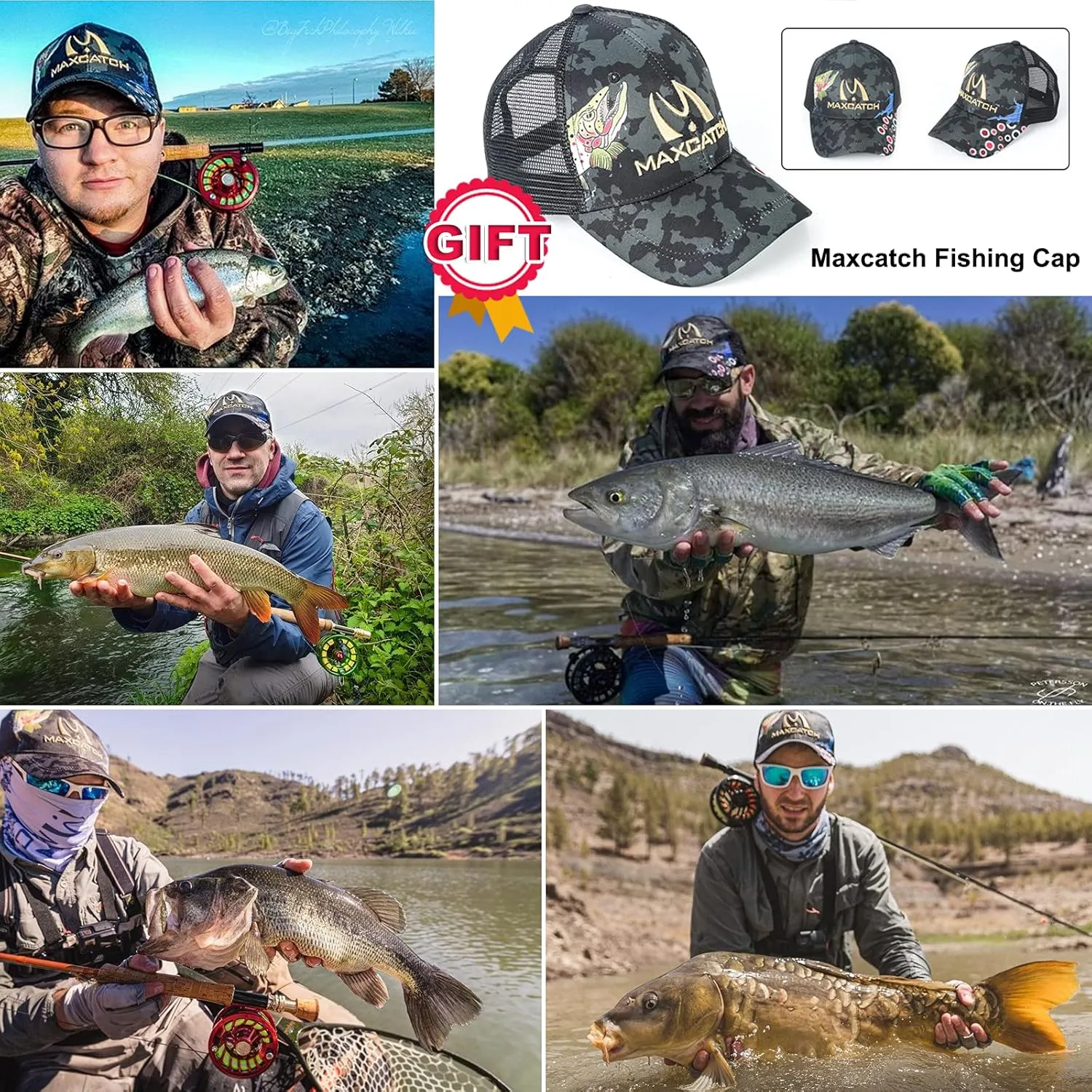 M MAXIMUMCATCH Maxcatch Extreme Fly Fishing Combo Kit 3/5/6/8 Weight, Starter Fly Rod and Reel Outfit, with a Protective Travel Case