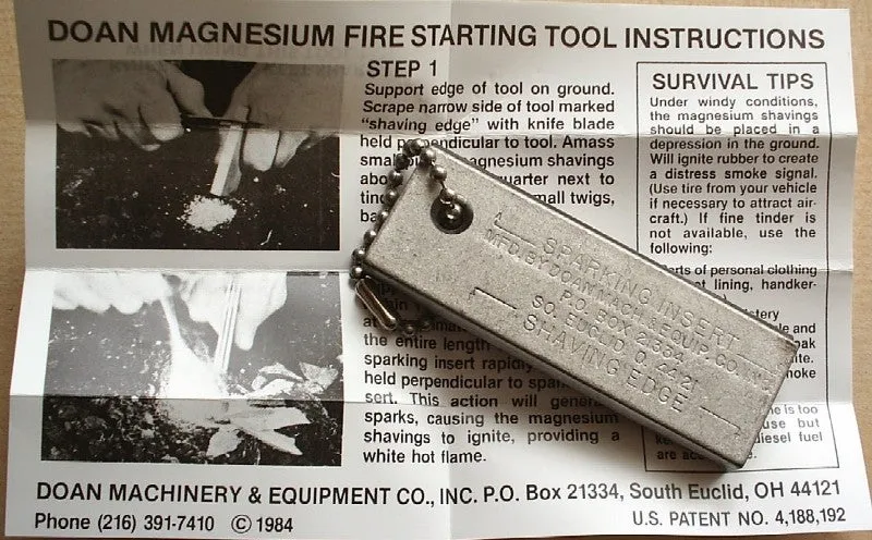 Magnesium Feueranzünder Fire Starter Tool