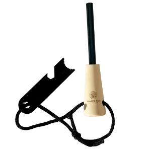 Magnesium Fire Starter - Ferro Rod And Striker