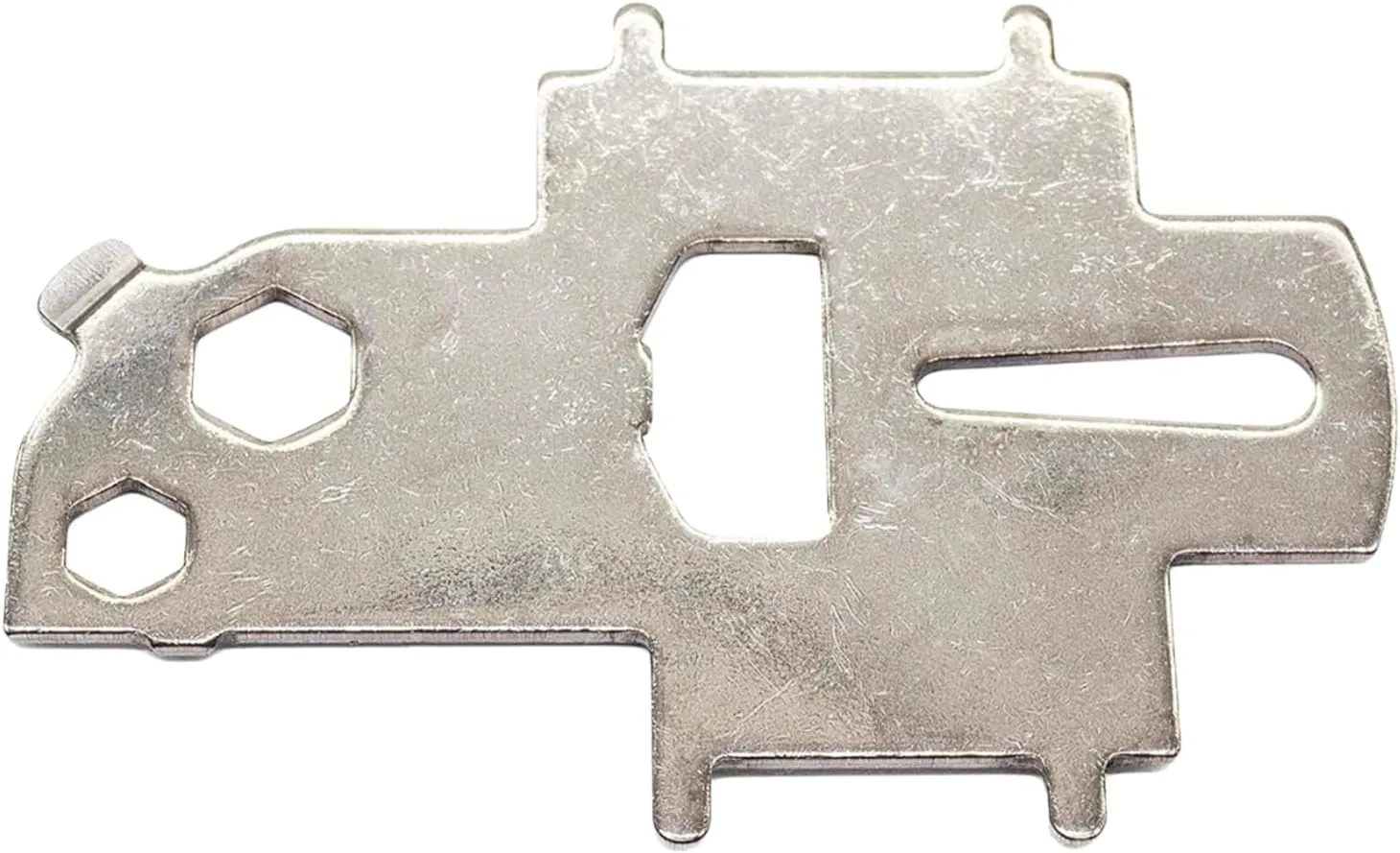 MARINE CITY Universal Deck Plate Key, 304 Grade Stainless Steel, Bottle Opener, Shackle Key, Screwdriver, Hex Nuts, Matte Finish,Durable, for Boats (Pack of 1)