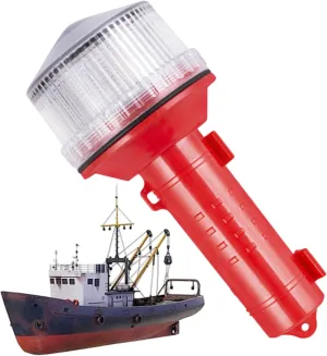 Marine Emergencyy Strobe - Safety Light, Rescue Beacon | Waterproof Blinking Survival Accessory with Rugged Case, Enhancing Visibility in Offshore Situations, Useful During Open-Water Voyages, Night