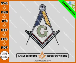 Masonic Square and Compasses All Seeing Eyes From Darkness To Light SVG, Png, Eps, Dxf, Jpg, Pdf File