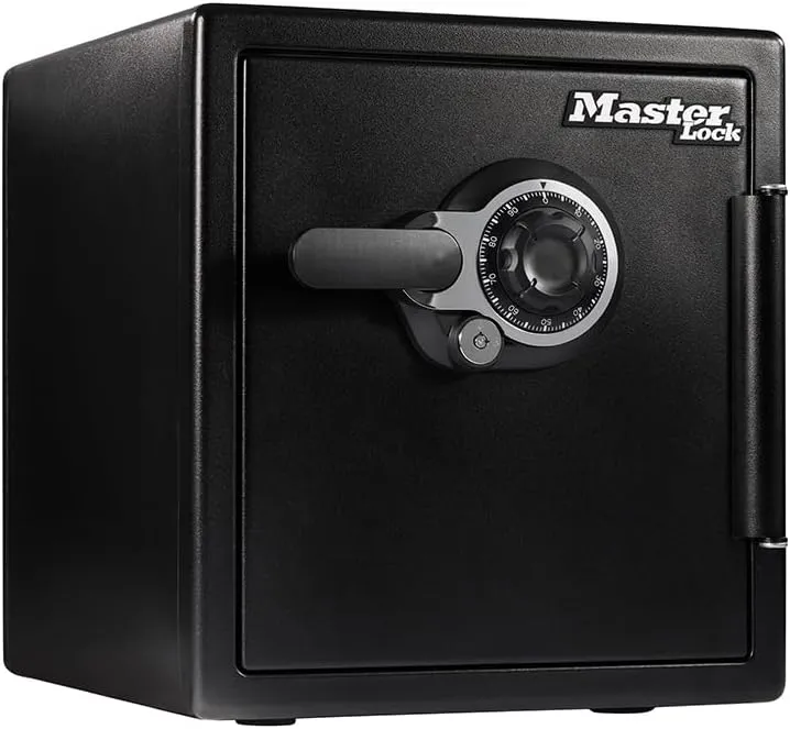 Master Lock Black Premium Fireproof Safe with Combination Dial, STW123DUB