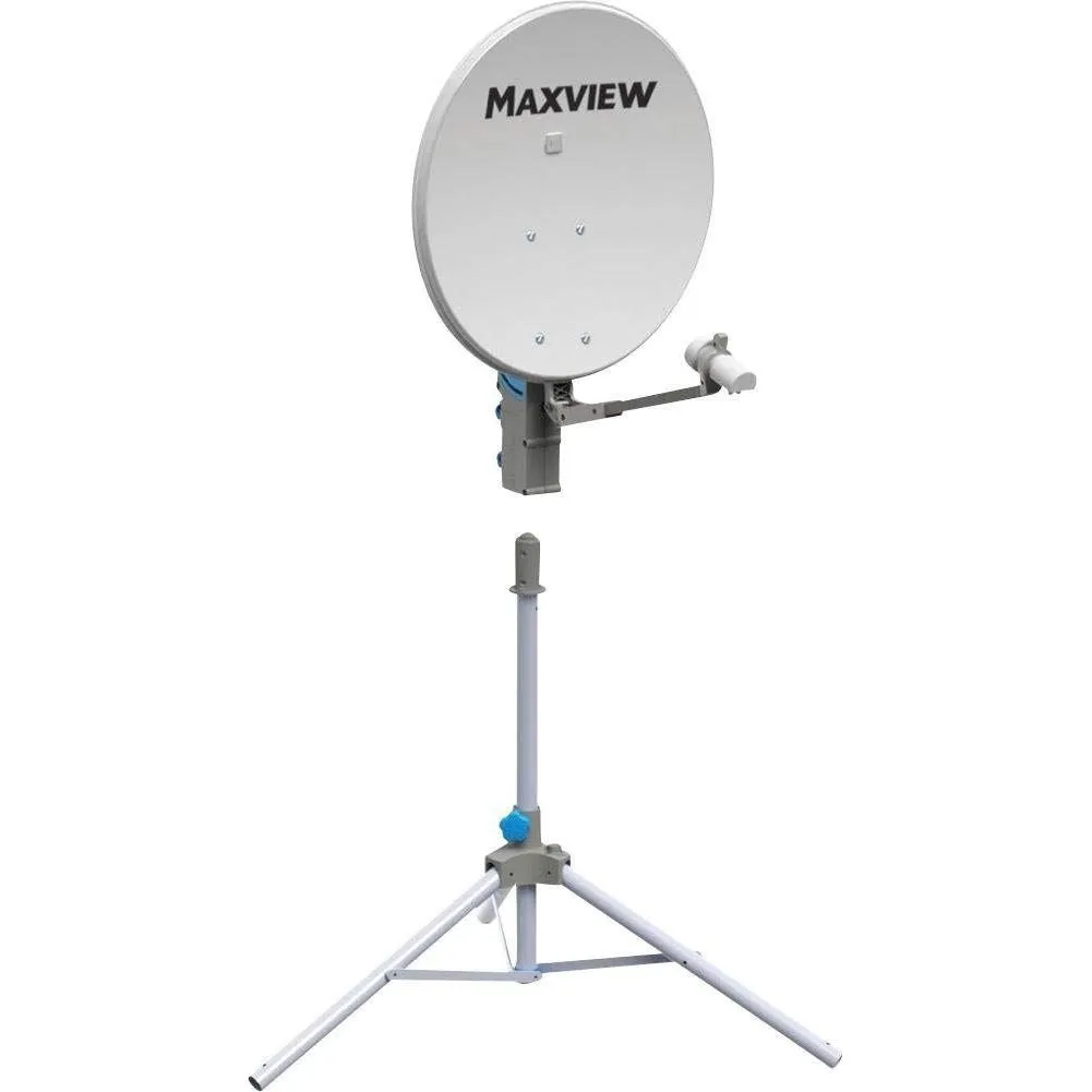 Maxview precision portable tripod system - Twin LNB-55cm dish MXL012/55TWIN
