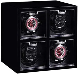 Mechanical Watch Shaker Watch Winder Box 5 Mode with Quite Motor Winding 4 Automatic Watches Wristwatches Storage Box Efficency