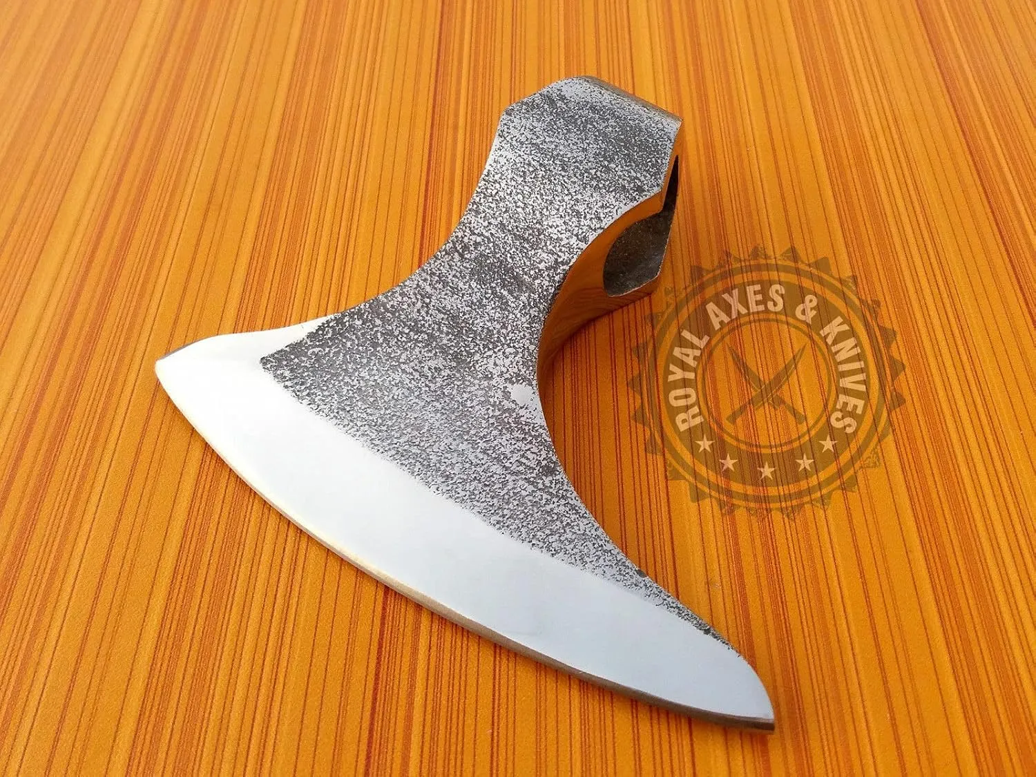 Medieval Huntsman Viking Axe Head - Hand Forged Viking Axe Custom Forged high Carbon Steel hatchets Multi Purpose Camping Axe Head
