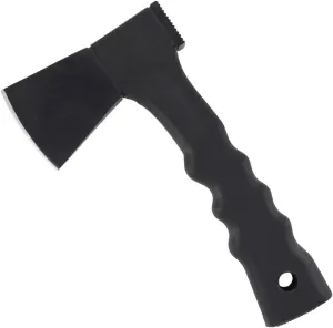 MedievalDepot Dark Thrill Seeker Outdoor Camping Axe | Stainless Steel | Hammer Pommel | Storage | Nylon Sheath