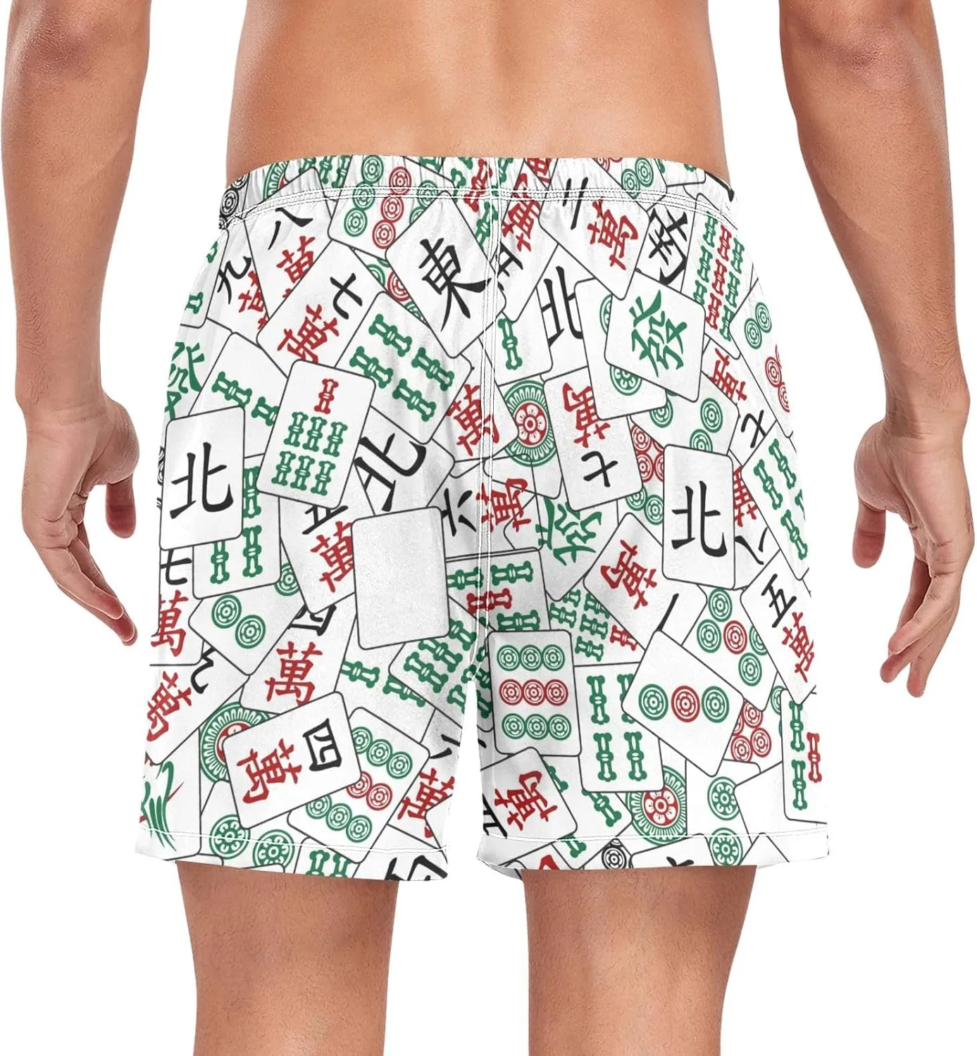 Men's Athletic Shorts Ice Cream Doughnuts Cupcakes Mens Gym Running Shorts for Men Boys Quick Dry S
