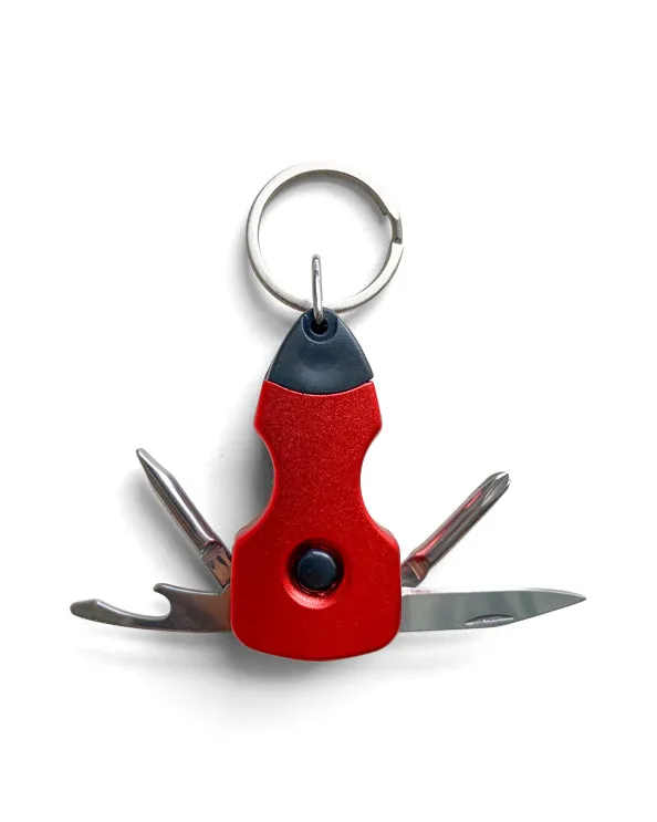 Men's Republic Key Ring Multi Tool - Red