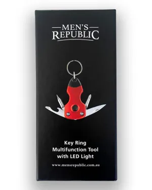 Men's Republic Key Ring Multi Tool - Red
