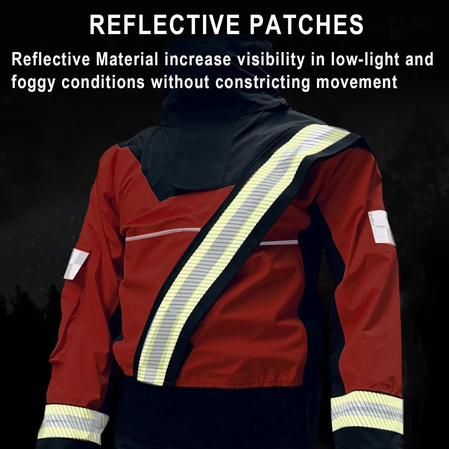 Men's Waterproof Kayak Drysuits Breathable Rescue Survival Dry Suit