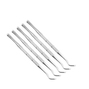 MERRYHAPY Longevity in Design 5pcs Stainless Steel Nail Files Single Head Expert Filing for Nails Suitable for Ages Including Pregnant Women