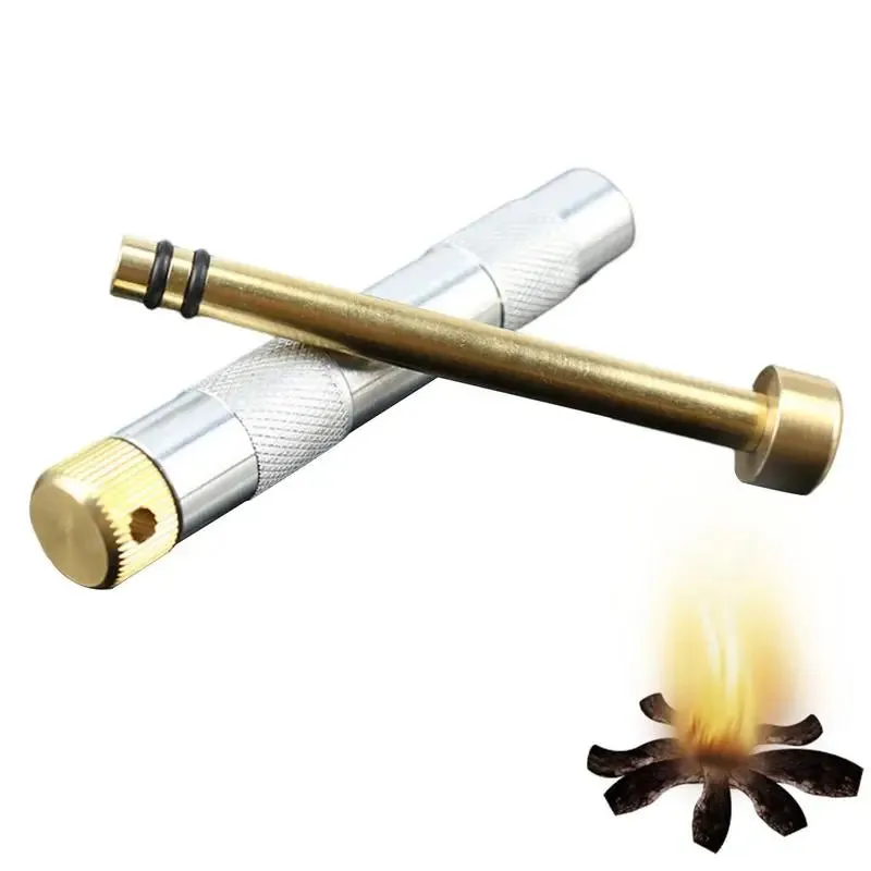 Metal Fire Piston Fire Starter for Camping & Survival