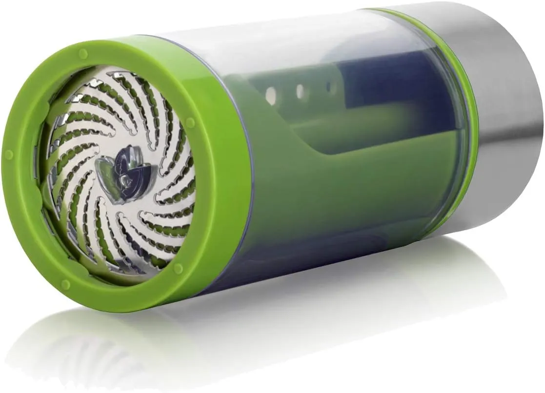 Microplane Herb Grinder and Leaf Stripper Seasoning Herb Mill (Stainless Steel)