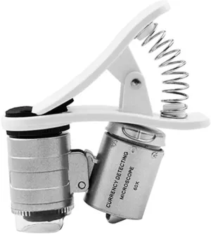 Microscope Kit 60X Optical Zoom Microscope, with Bag Microscope Lens Adapters