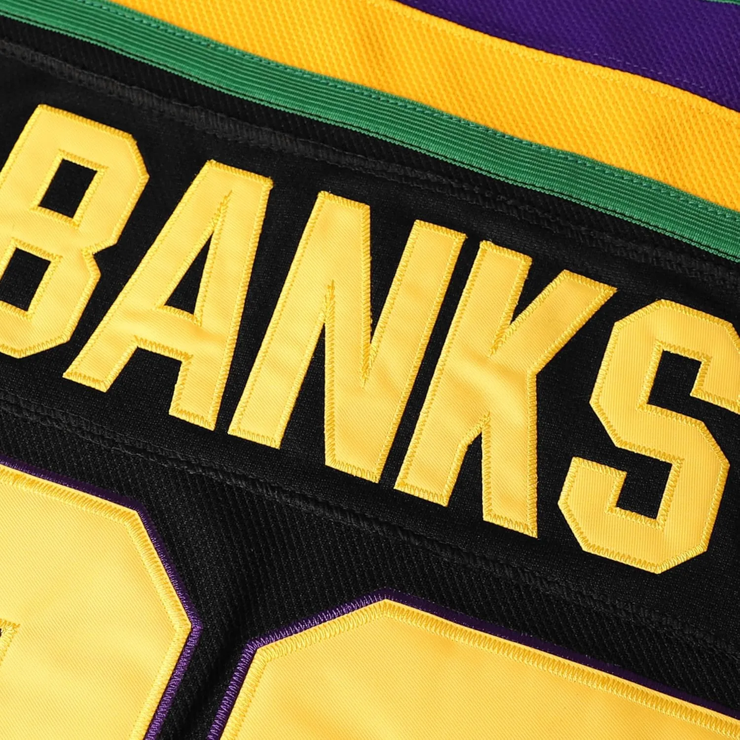 Mighty Ducks Jersey #96 Charlie Conway #99 Adam Banks #33 Greg Goldberg #66 Gordon Bombay Movie Hockey Jersey White Green